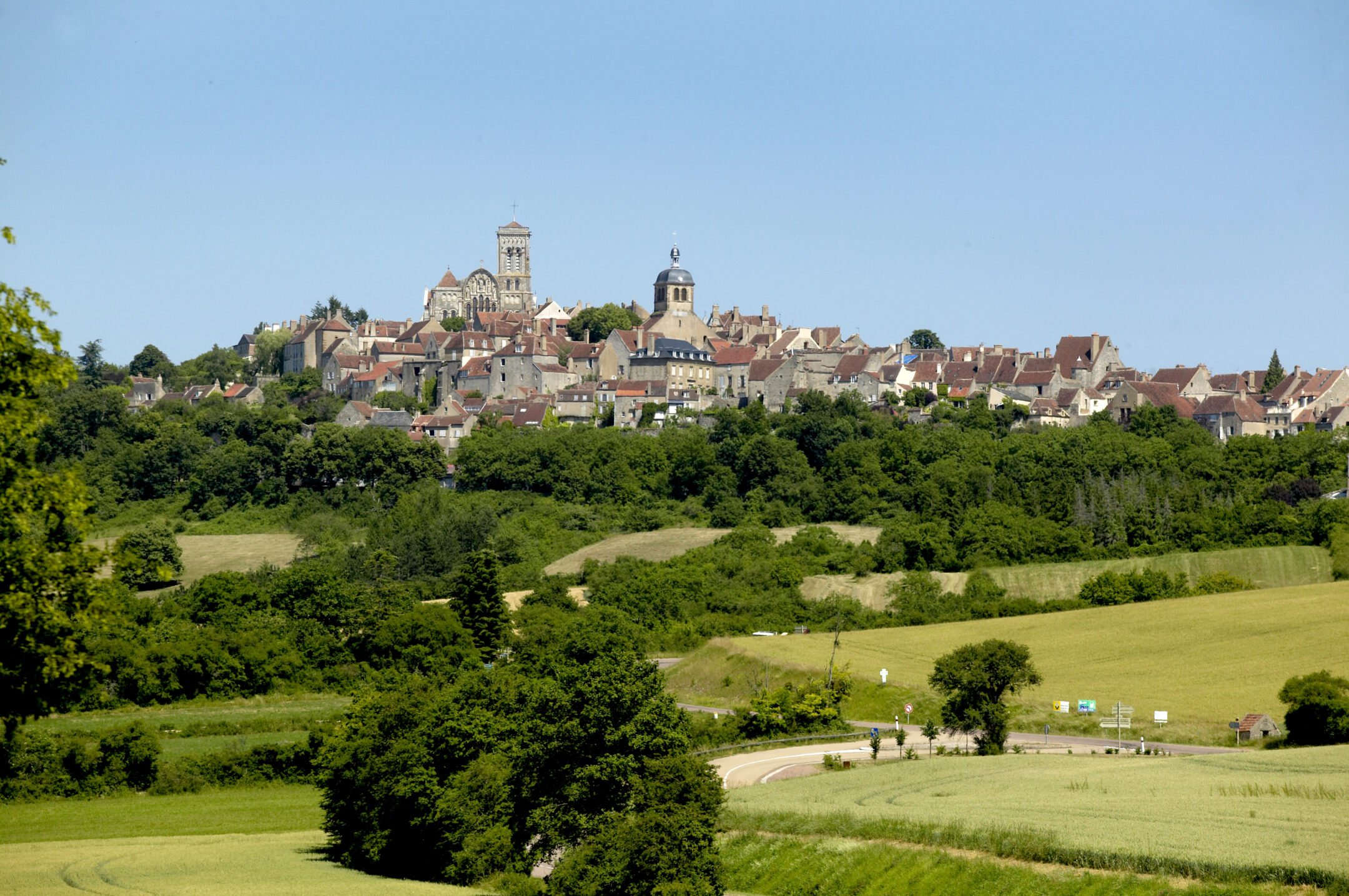 Basilique et colline de Vezelay